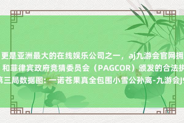 更是亚洲最大的在线娱乐公司之一，aj九游会官网拥有欧洲马耳他（MGA）和菲律宾政府竞猜委员会（PAGCOR）颁发的合法执照。AG/TTG第三局数据图: 一诺苍果真全包围小雪公孙离-九游会J9·(china)官方网站-真人游戏第一品牌